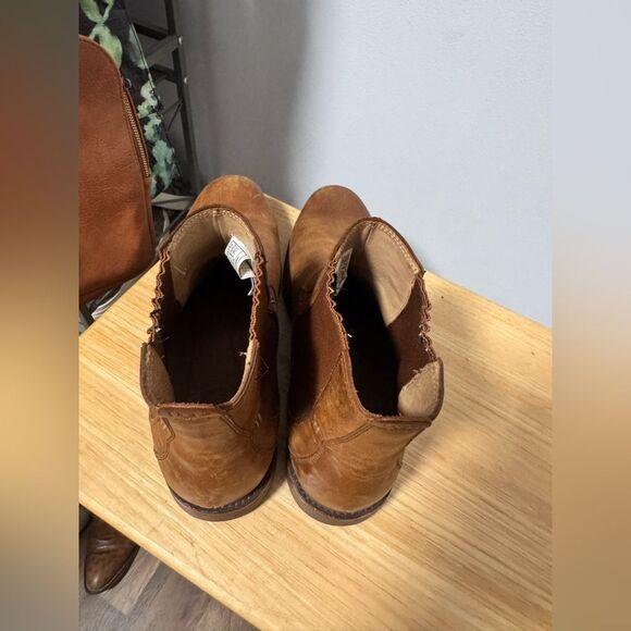 UGG Stevenson Men's Brown Ankle Leather Slip On Chelsea Boots Size 13 - Picture 3 of 6